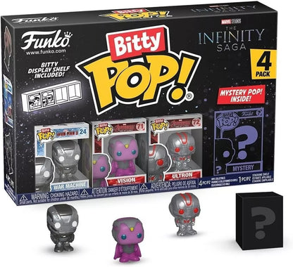 FUNKO Bitty Pop! Marvel the Infinity Saga 4-Pack War Machine, Vision, Ultron+M' image 0