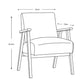 Gallery Neyland Natural Linen Armchair