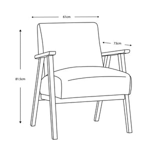 Gallery Neyland Natural Linen Armchair