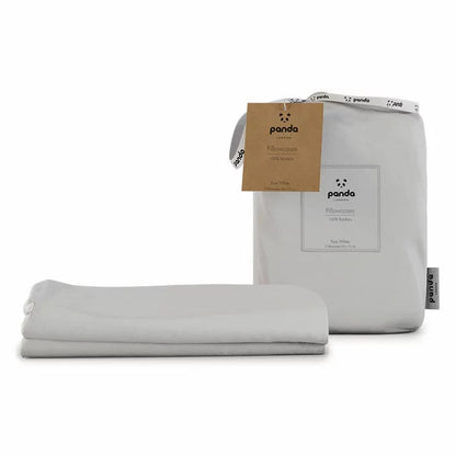 Panda 100% Bamboo Pillowcase Pair | 320TC | Antibacterial | Thermoregulating | 50x75cm | 4 Colours