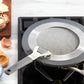 MIU Stainless Steel Splatter Screen Set | 2 Piece | 25cm & 30cm | Folding Silicone Handle | Dishwasher Safe