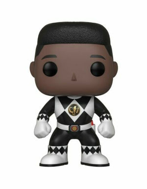 Funko POP! Black Power Ranger Zack (No Helmet) #672 image 1