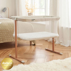Tutti Bambini Zizee Breathable Rocking Crib, Walnut & Ecru image 0