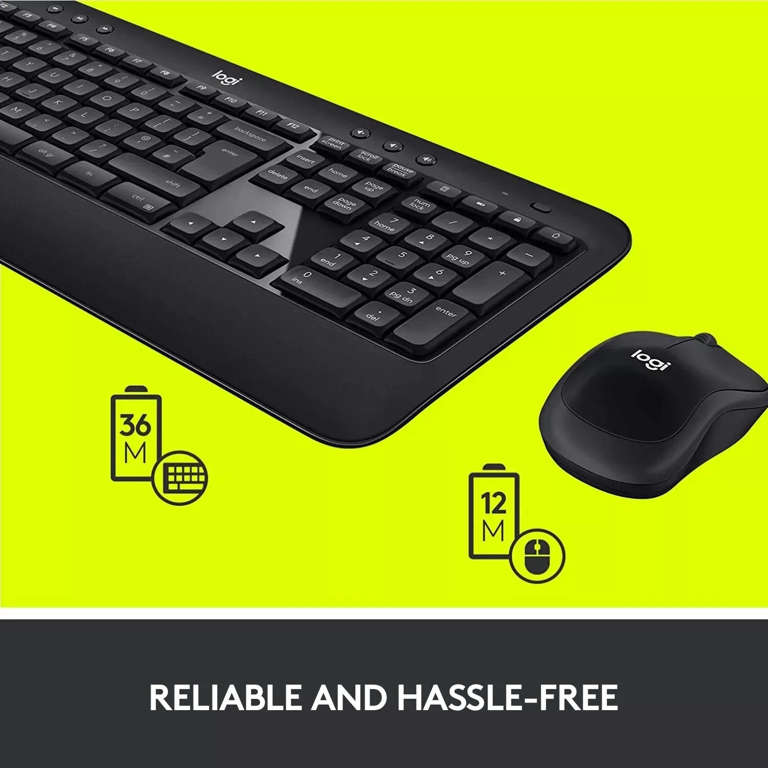 Logitech Combo Wireless Keyboard and Mouse image 2