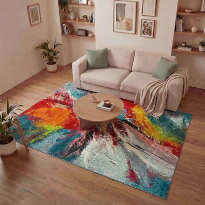 Concept Looms Art Area Rug | Bold Multicolour Designs | 12mm Pile | 100% Polypropylene | 2 Sizes | 4 Colours