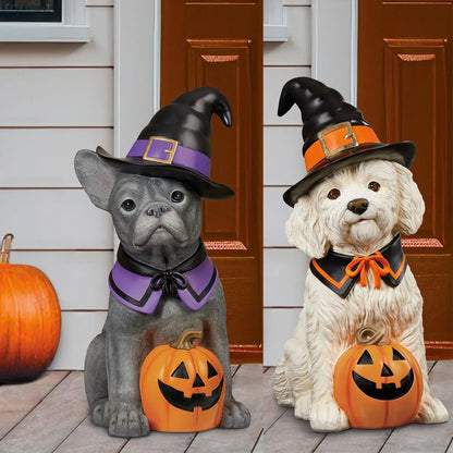 Halloween Dog Greeter Decoration | Doodle or Frenchie