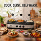 Gourmet Triple Slow Cooker | 7.1L Warming Station, Silver