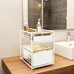 Mesa 2-Tier Organiser with Drawers | Wood Accent Handles | Under-Sink & Pantry Storage