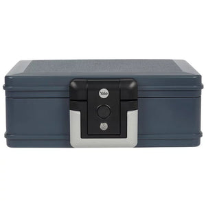 Yale 6.9L Medium Fire & Waterproof Chest Safe | 30min Fire | 72hr Water | Key Lock | A4 Documents | Black