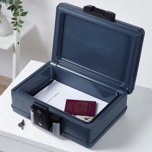 Yale 6.9L Medium Fire & Waterproof Chest Safe | 30min Fire | 72hr Water | Key Lock | A4 Documents | Black