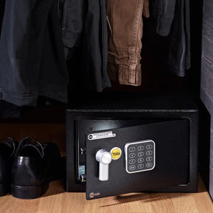 Yale YSV/250/DB1 16.3L Medium Digital Safe | Electronic Keypad | 16mm Bolts | 2yr Guarantee | Black