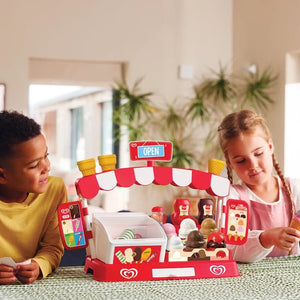 Casdon Walls Deluxe Ice Cream Parlour Playset | Role Play | Scoop, Stack & Serve | No Batteries