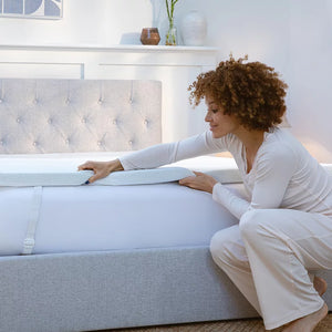 Panda Memory Foam Bamboo Mattress Topper | 5cm | Hypoallergenic | Temperature Regulating | 5 Sizes