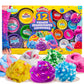 Play-Doh 12-Can Mega Pack | Sand & Slime Styles | Resealable Cans | Accessories Included