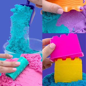 Play-Doh 12-Can Mega Pack | Sand & Slime Styles | Resealable Cans | Accessories Included