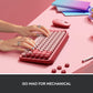 Logitech POP Mechanical Wireless Keyboard with Emoji Keys – Rose image 5