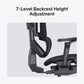 Anda Seat X-Air Pro Mesh Gaming Chair | All-Mesh | C-Shaped Lumbar | 5D Armrests | 180kg | Grey
