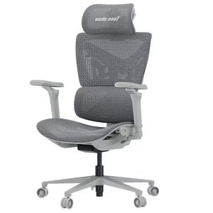 Anda Seat X-Air Pro Mesh Gaming Chair | All-Mesh | C-Shaped Lumbar | 5D Armrests | 180kg | Grey