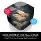 Ninja ON500UK Speedi 12 in 1 Multi Cooker, Air Fryer & Slow Cooker in Black Steel