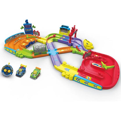 VTech Toot-Toot Drivers Super Circuit RC Raceway | 11 SmartPoints | RC & Motorised Cars | 4ft Track
