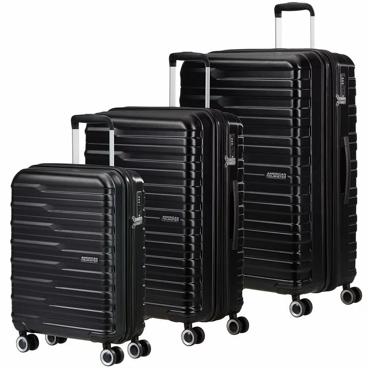 American Tourister Powerstack 3 Piece Luggage Set Spinner Case