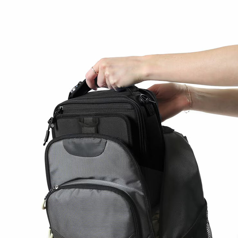 Titan Pro Expandable Fridge Cold Lunch Box in Black