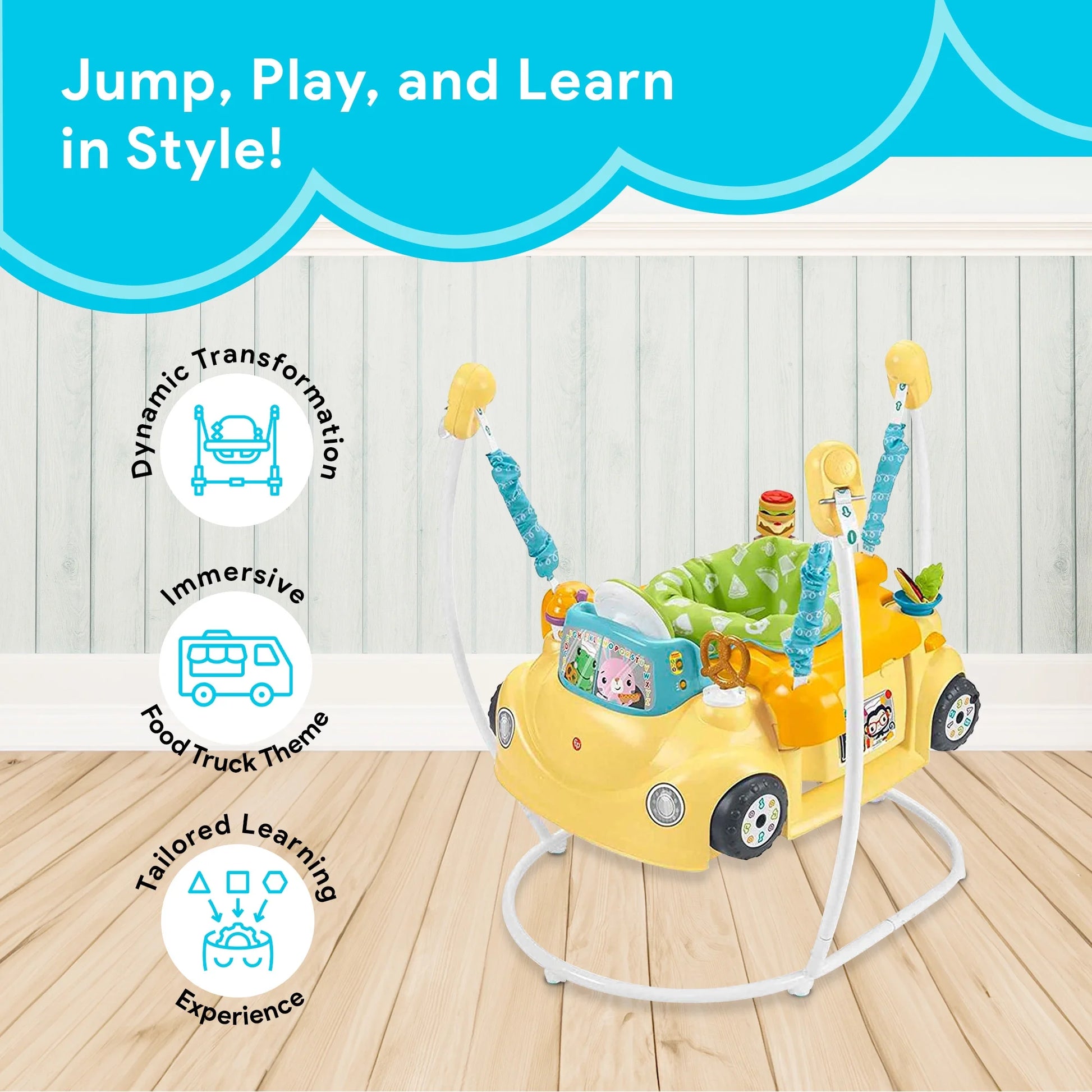 Fisher-Price 2-in-1 Servin Up Fun Jumperoo image 4