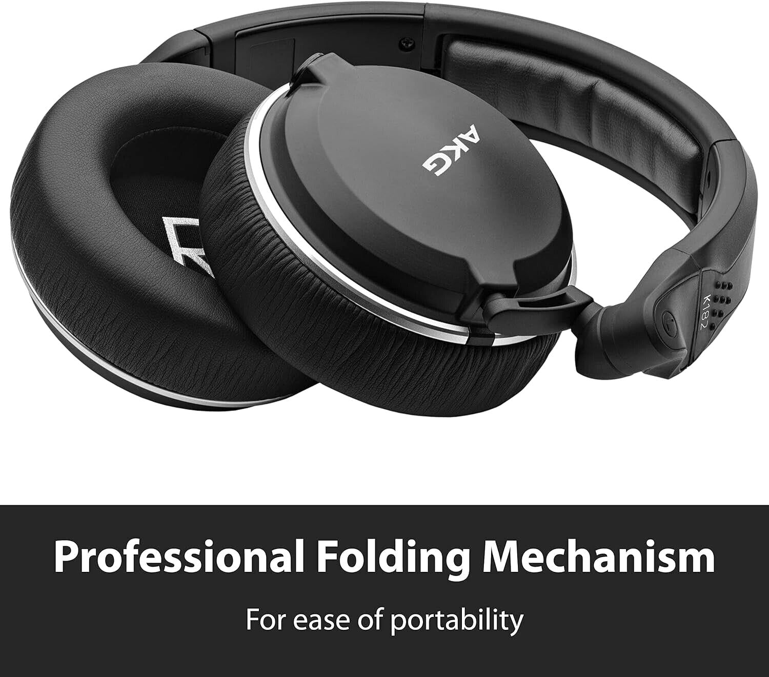 Akg K182 Professional Closed-Back Monitor Headphones image 3