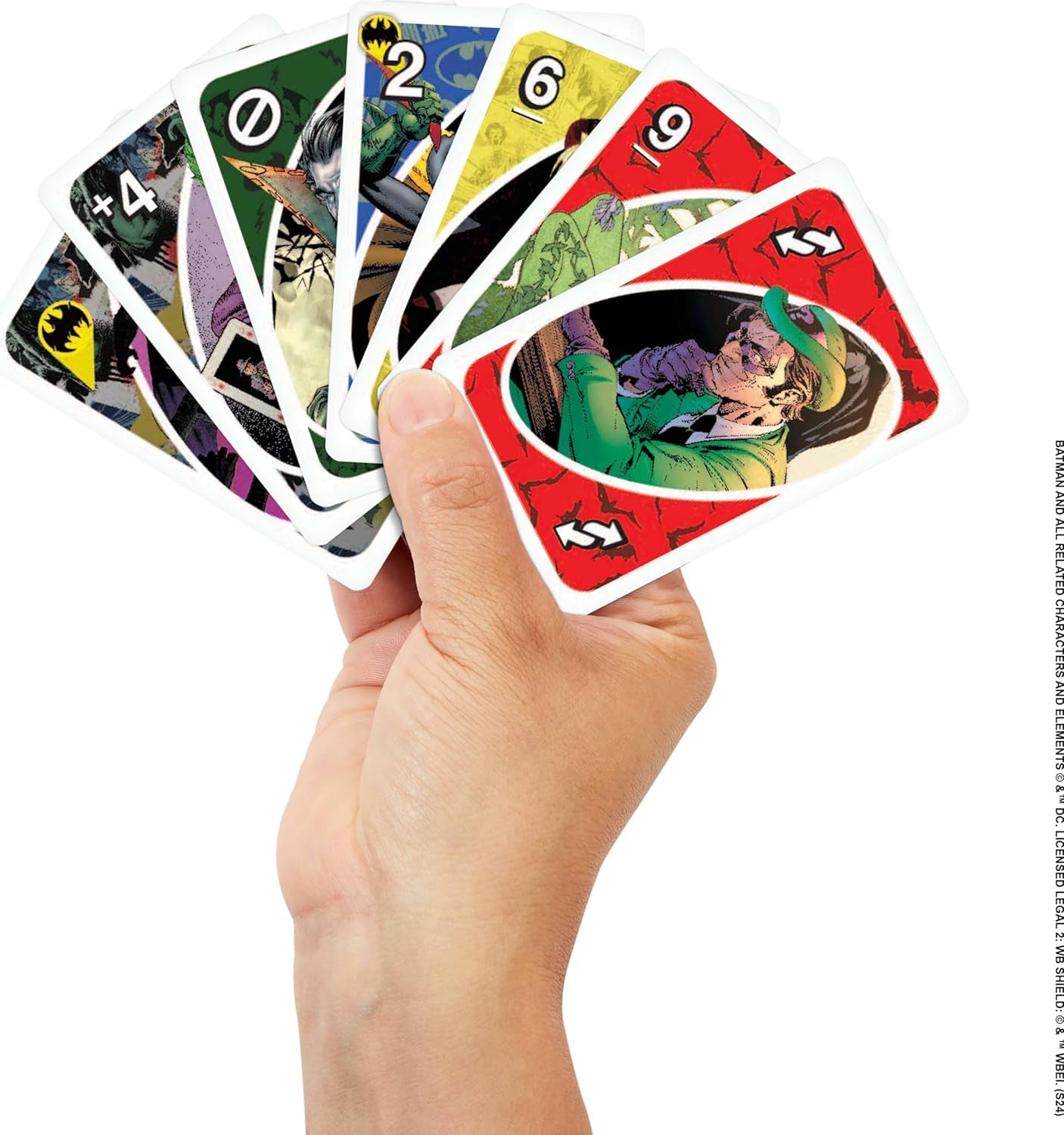 UNO Batman Card Game for Kids, Adults & Family with Collectible Deck & Special Rule Inspired by Batman Comics