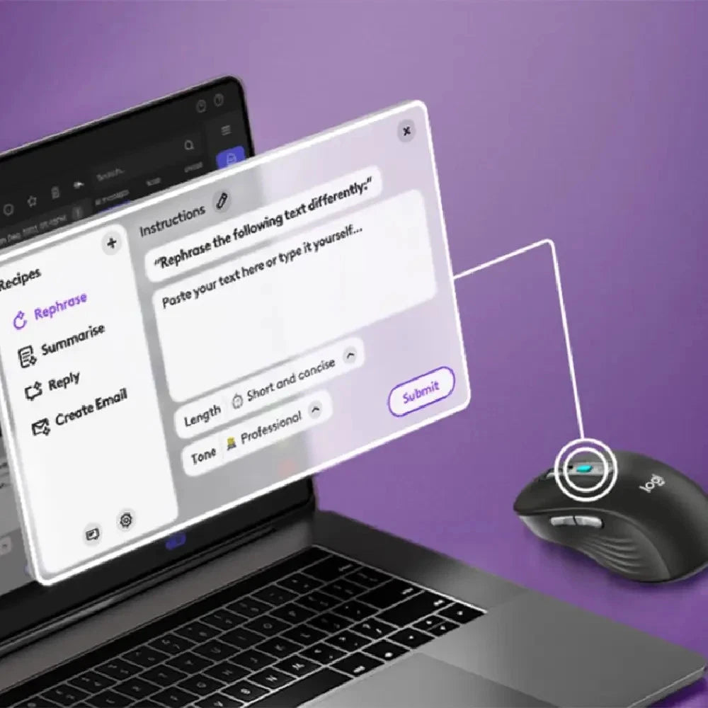 Logitech Signature AI Edition M750 Wireless mouse image 1