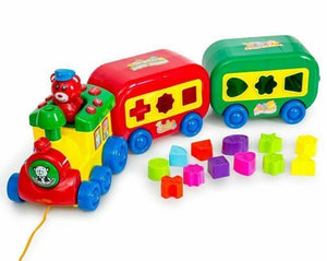 Musical Puzzle Train set With Shapes & Sound image 1