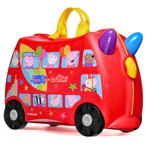 Trunki Peppa Pig Party Bus Ride on Hardside Case (3-6 Years) image 0