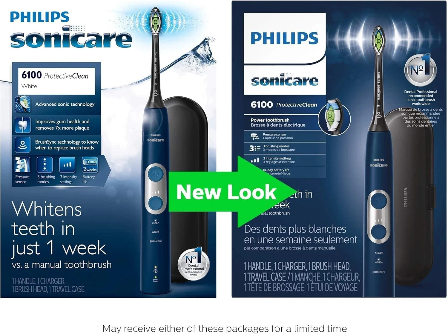 Philips Sonicare ProtectiveClean 6100 Rechargeable Electric Toothbrush image 7