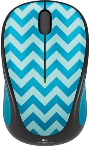 Logitech M317 Wireless Optical Mouse Teal Chevron image 0