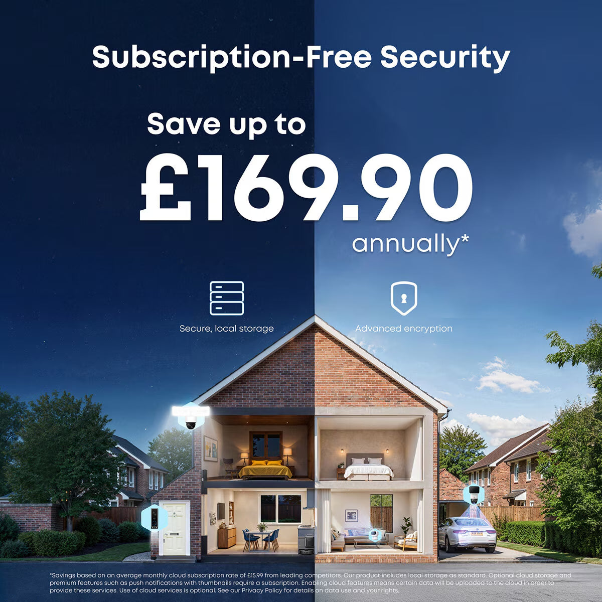 Eufy S350 4K Dual Lens Pan-Tilt Smart Indoor Camera 2 Pack - No Monthly Fees image 1