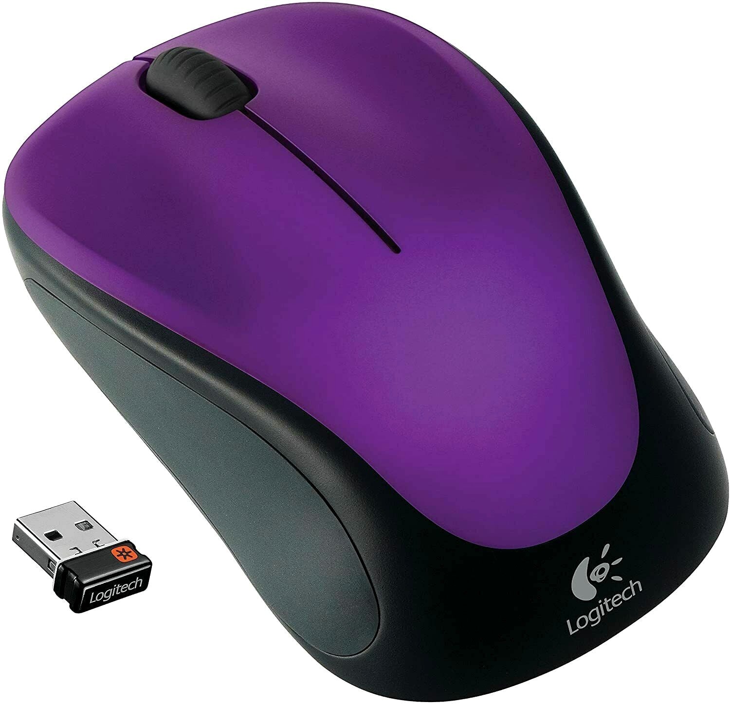 Logitech Wireless Mouse m317  Vivid Violet image 1