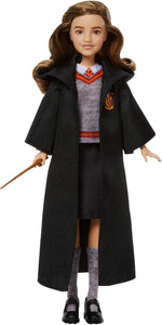 Harry Potter Toys, Hermione Granger Fashion Doll in Removable Signature Hogwarts Uniform with Wand Accessory, Inspired by the Movie, JGM19