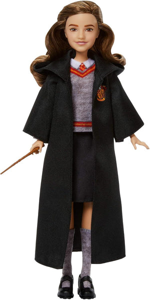 Harry Potter Toys, Hermione Granger Fashion Doll in Removable Signature Hogwarts Uniform with Wand Accessory, Inspired by the Movie, JGM19
