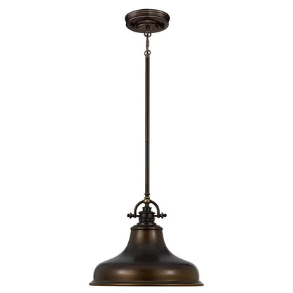 Quoizel Emery 1 Light Medium Pendant in Palladian Bronze image 0