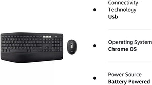 Logitech MK825 Wireless Keyboard Mouse Combo US Layout image 1