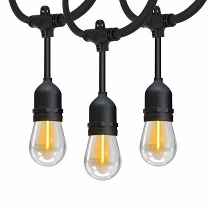 Feit 48Ft (14.6M) 24 LED Indoor/Outdoor Weatherproof String Lights Set