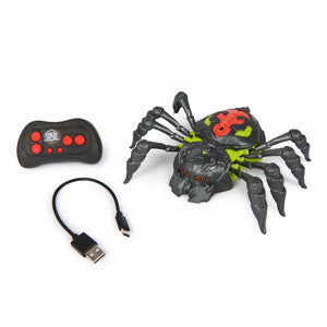 HEX BOTS Wall Crawler Spider | RC Robot Toy | Wall Climbing | LED Eyes | USB Rechargeable
