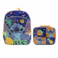 Kids Character Backpack & Detachable Lunch Bag Set | Spiderman, Stitch & Princess | Polyester | 40cm