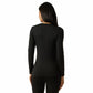 32 Degrees Heat Neo Plush Base Layer Top 2 Pack in Black & White Or Brown & Cream