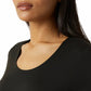 32 Degrees Heat Neo Plush Base Layer Top 2 Pack in Black & White Or Brown & Cream