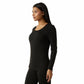 32 Degrees Heat Neo Plush Base Layer Top 2 Pack in Black & White Or Brown & Cream