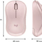 Logitech M220 Silent Wireless Mouse with USB Receiver Rose image 2