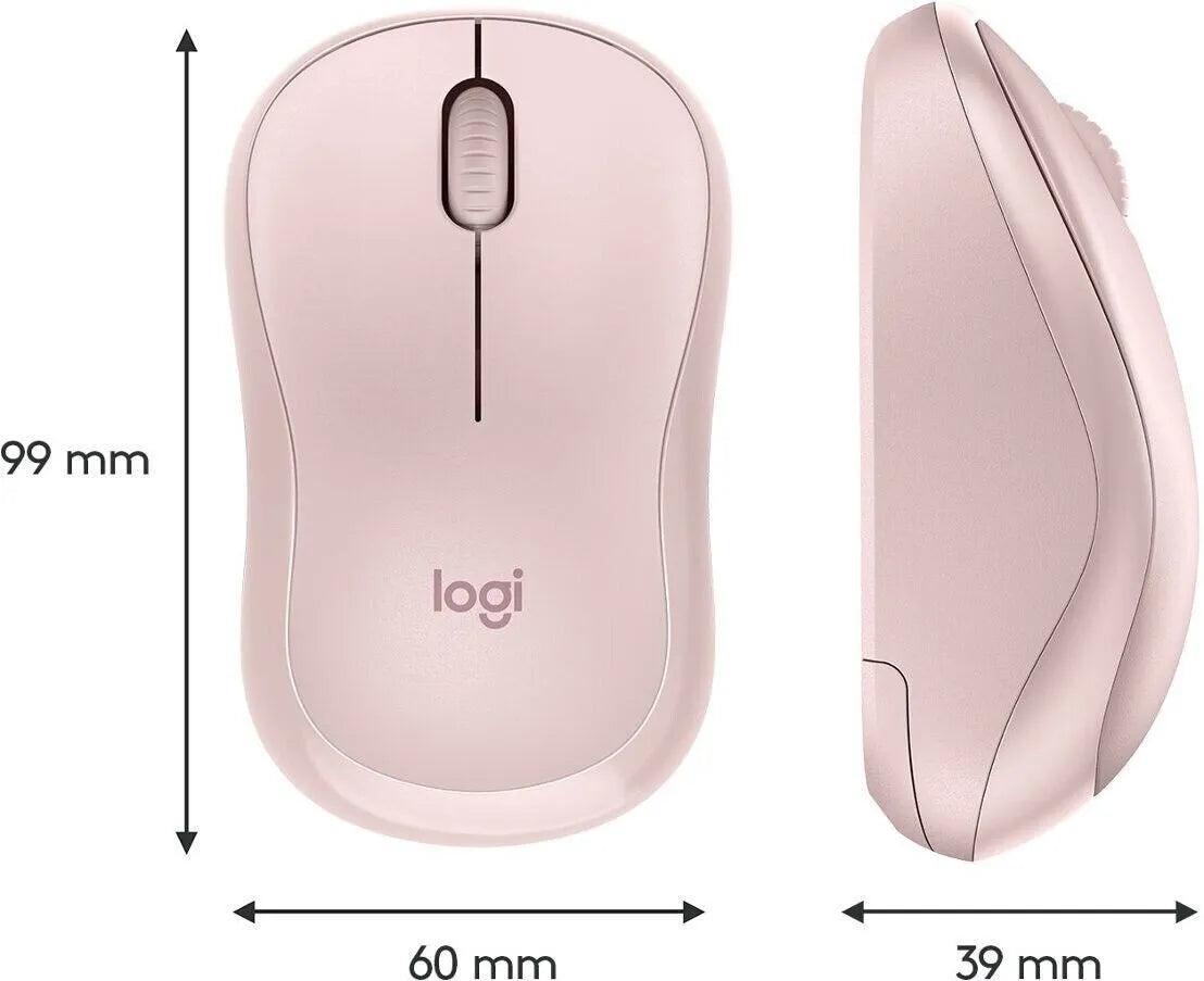 Logitech M220 Silent Wireless Mouse with USB Receiver Rose image 2