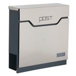 Phoenix Estilo Top Loading Letter Box MB0123KS in Stainless Steel with Key Lock image 0