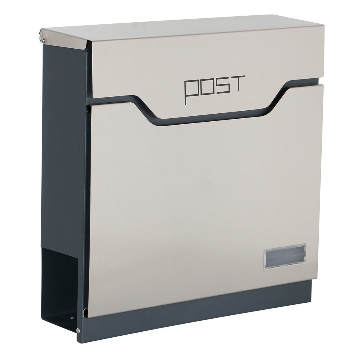 Phoenix Estilo Top Loading Letter Box MB0123KS in Stainless Steel with Key Lock image 0